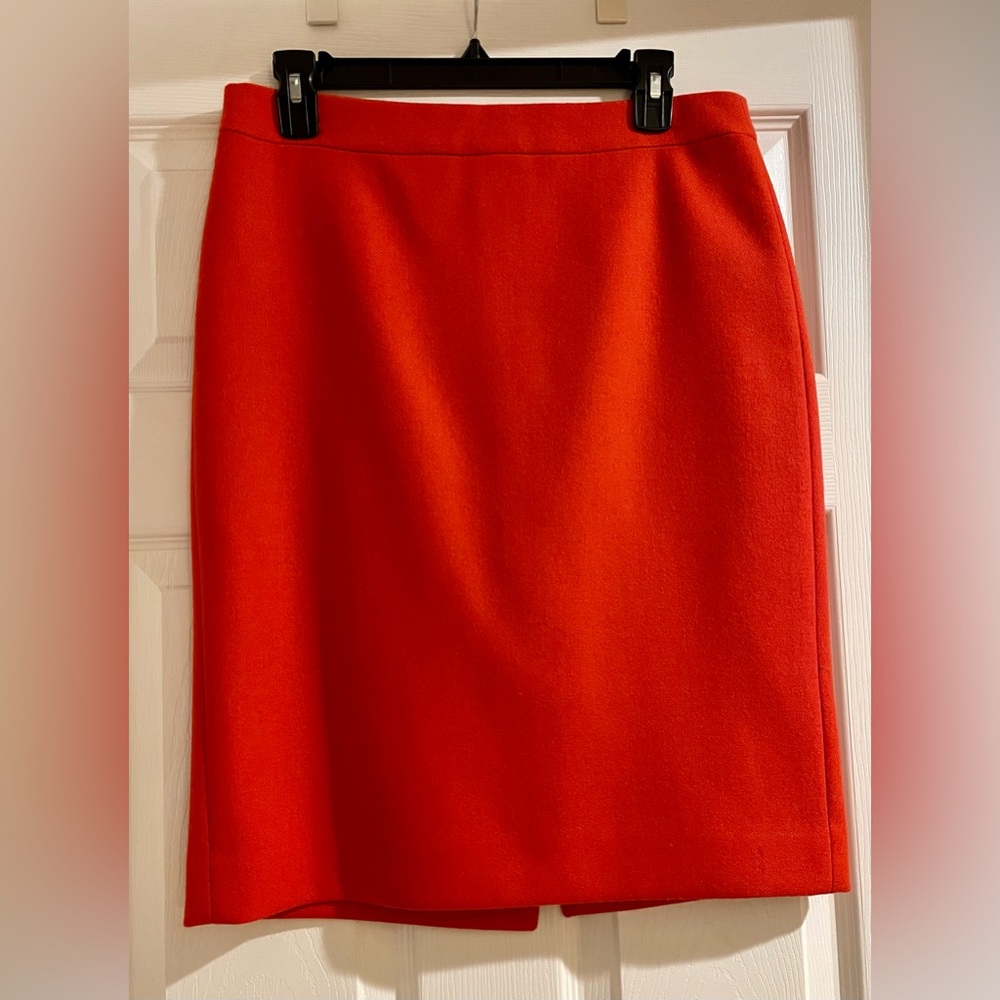 J. Crew Pensil Skirt 100% Wool size 6